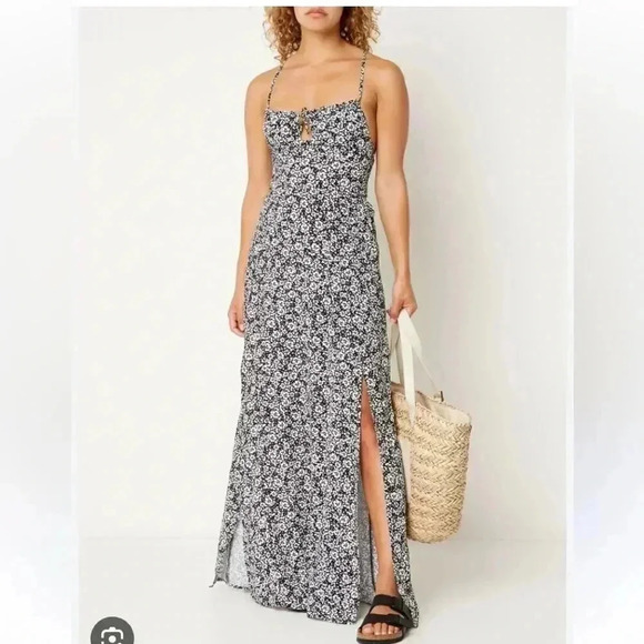 NWT Maaji Pansy Floral Holly Maxi Coverup Dress size Large - Picture 12 of 13